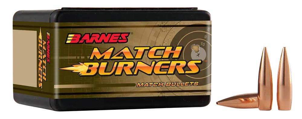 Barnes Bullets 30381 30Cal 155gr Match Burners Boat Tail 100 Count