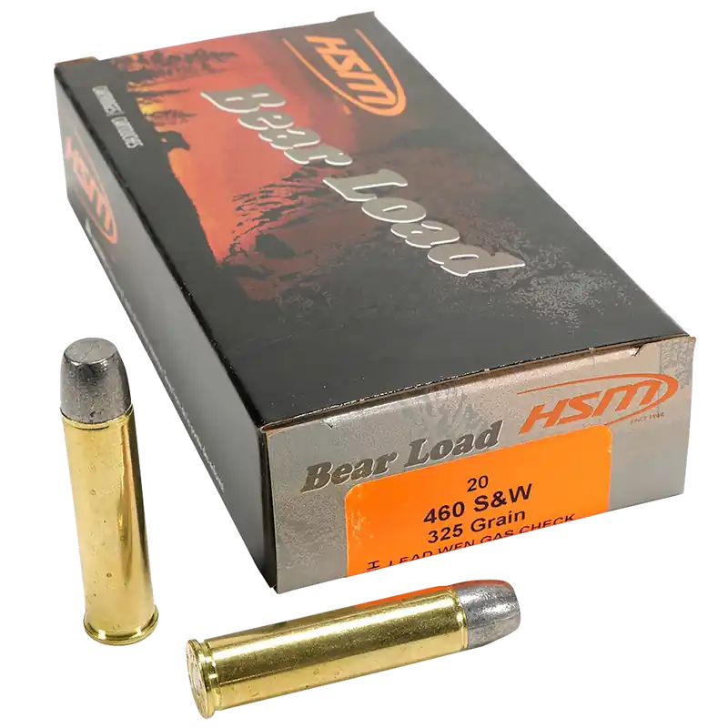 HSM 460 S&W Magnum 325 gr WFN Bear Load - 20/Box, 25/Case