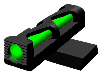 SIG P Series Machined Slide with #8 HiViz LiteWave Front Sight