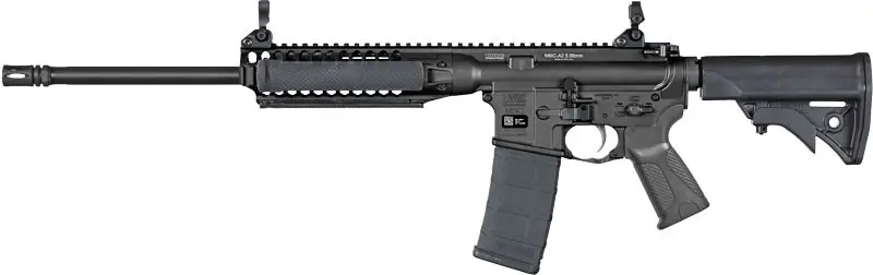LWRC IC-A2 5.56 NATO 16" Rifle with Magpul Sights - 30RD Black