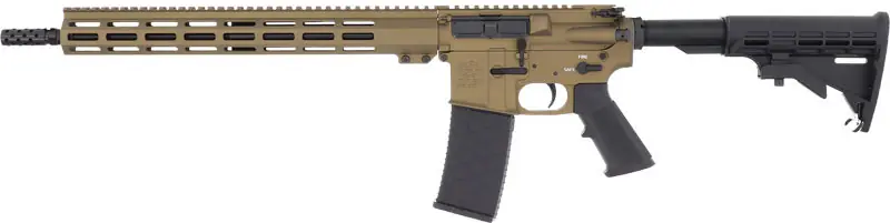 WYLDE 16" Nitride Barrel Bronze GLFA AR-15 Left-Handed Rifle .223
