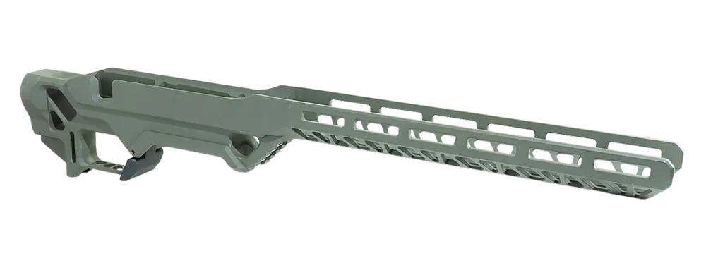Timber Creek Outdoors Enforcer Rifle Chassis - OD Green Aluminum for Remington 700 SA Right-Handed