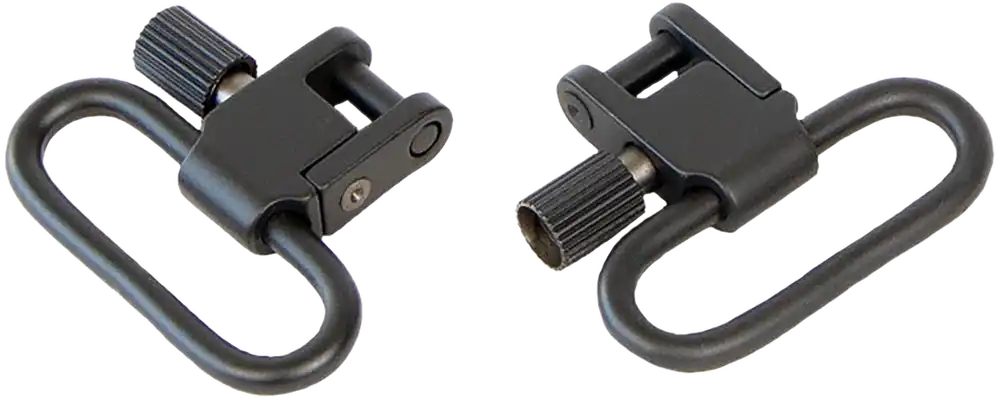 Bulldog BD882 Deluxe Locking Swivel Set - Black 1.25" Steel
