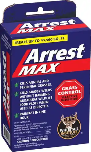 Arrest Max Grass Herbicide for 1 Acre - Whitetail Institute