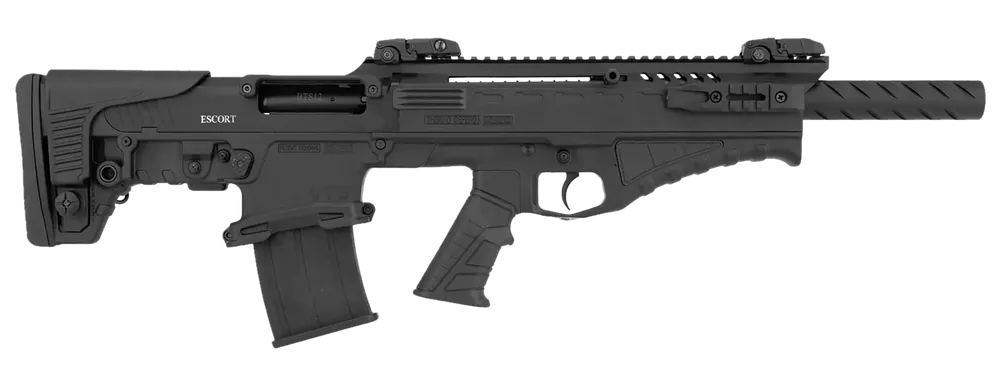 Escort HEBT12X180101 BTS 12 Gauge Semi-Auto Shotgun with Matte Black Finish and Adjustable Stock