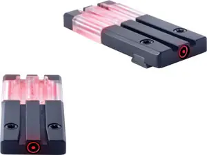 Meprolight Fiber Tritium Red Circle Dot Rear Sight for Glock