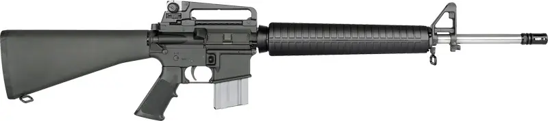 RRA LAR-15 NM A4 .223 Wylde 20" Heavy Match Barrel with A2 Stock - Black