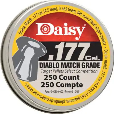 10-Pack Case of 250-Count Daisy Match .177 Pellets