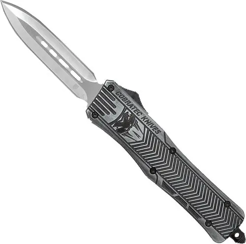 STONEWASH 3" DAGGER NON-SERRATED COBRATEC MEDIUM CTK1 OTF KNIFE