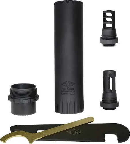Muzzle Brake YHM Turbo T3 5.56 Suppressor