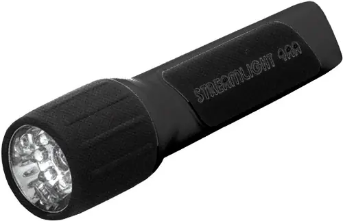 Streamlight Pro-Polymer 4AA Flashlight with Black Finish and White 7-LEDs