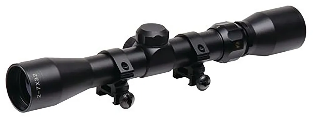 TruGlo Trushot 2-7x32mm Duplex Reticle Black Anodized Scope