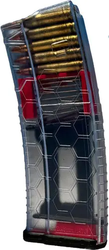 30-Round Clear Hexview Series 2 Hexmag Magazine for AR-15 5.56x45