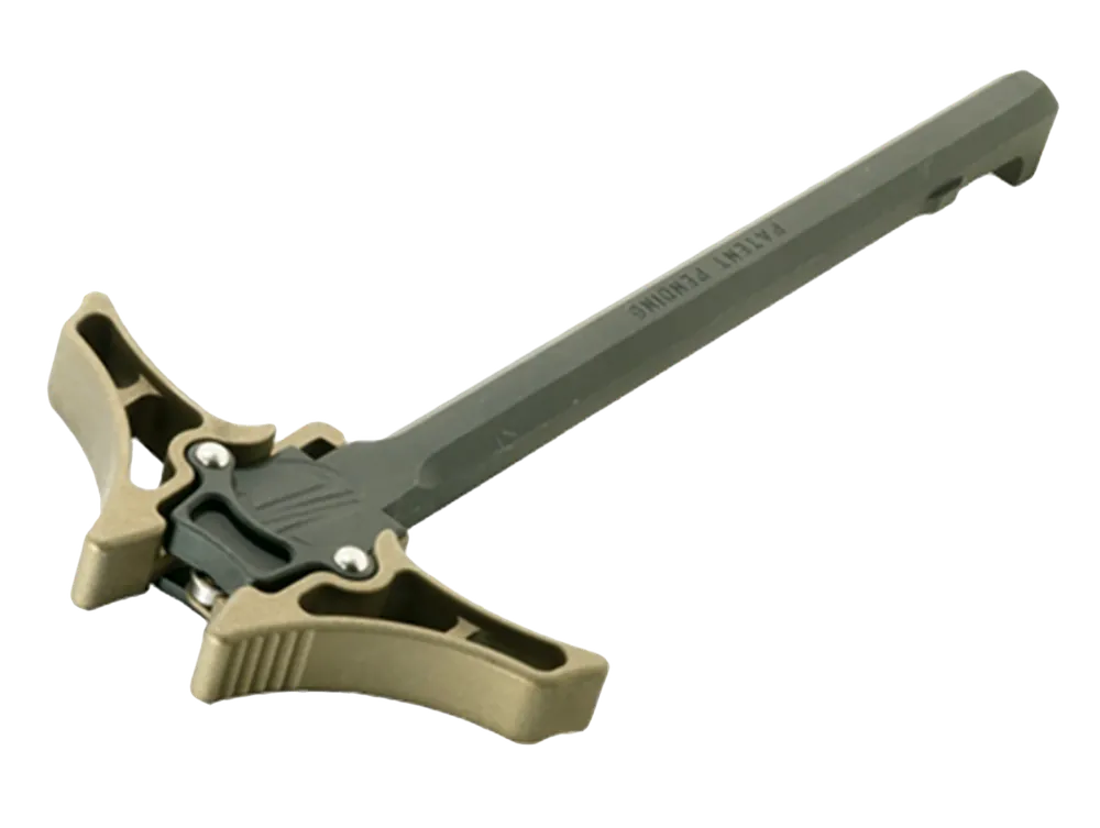 Timber Creek Outdoors AR-10 Enforcer Ambidextrous Charging Handle - Burnt Bronze Billet Aluminum