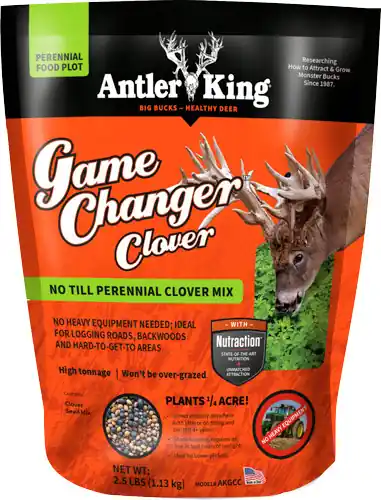 CLOVER 2.5# PERENNIAL 1/4 ACRE ANTLER KING GAME CHANGER