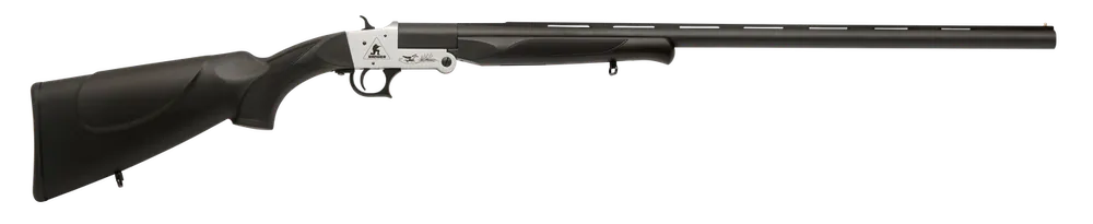 Dickinson LLC RNGS20 Ranger 20 Gauge Shotgun - 28" Barrel, Matte Black, Silver Steel Receiver, Black Synthetic Stock