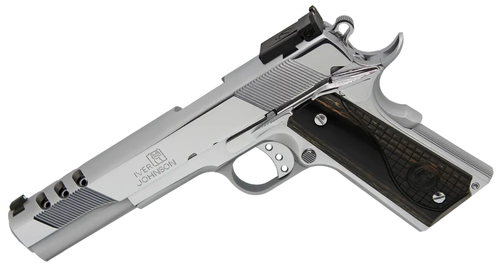 Iver Johnson 1911 Eagle XLC 10mm 6" Ported Long Slide Pistol with Diamondwood Grip and Adjustable Sight