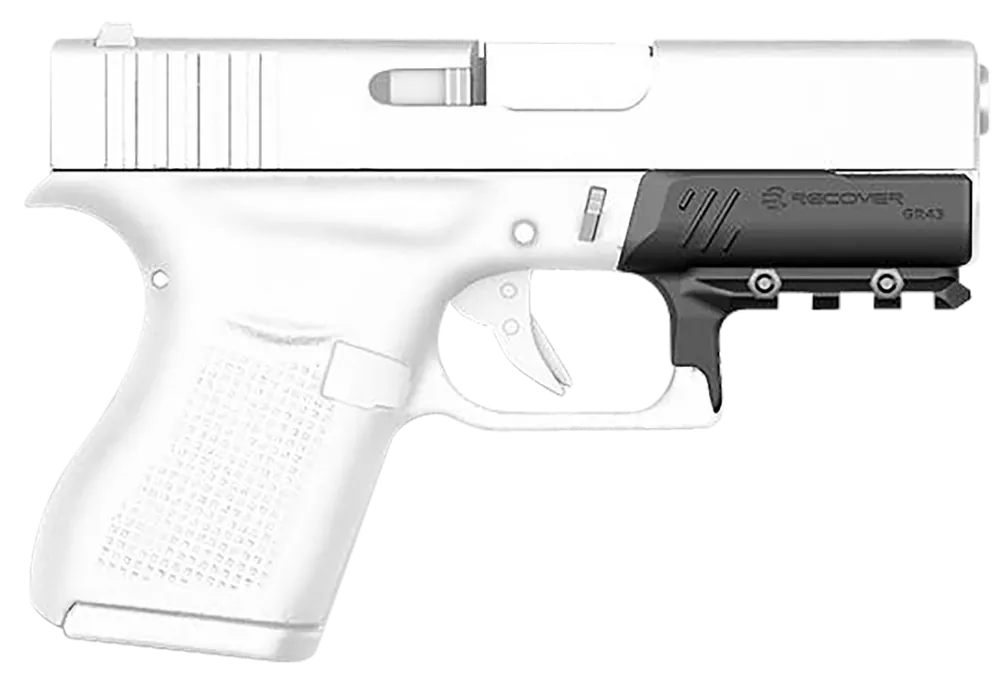 Compact Rail Adapter for Glock 43/43X/48 - Black (Recover Tactical GR4301)