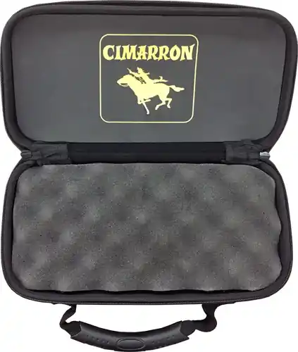 Large Black Cimarron Revolver Case for 5.5" to 8" Barrel