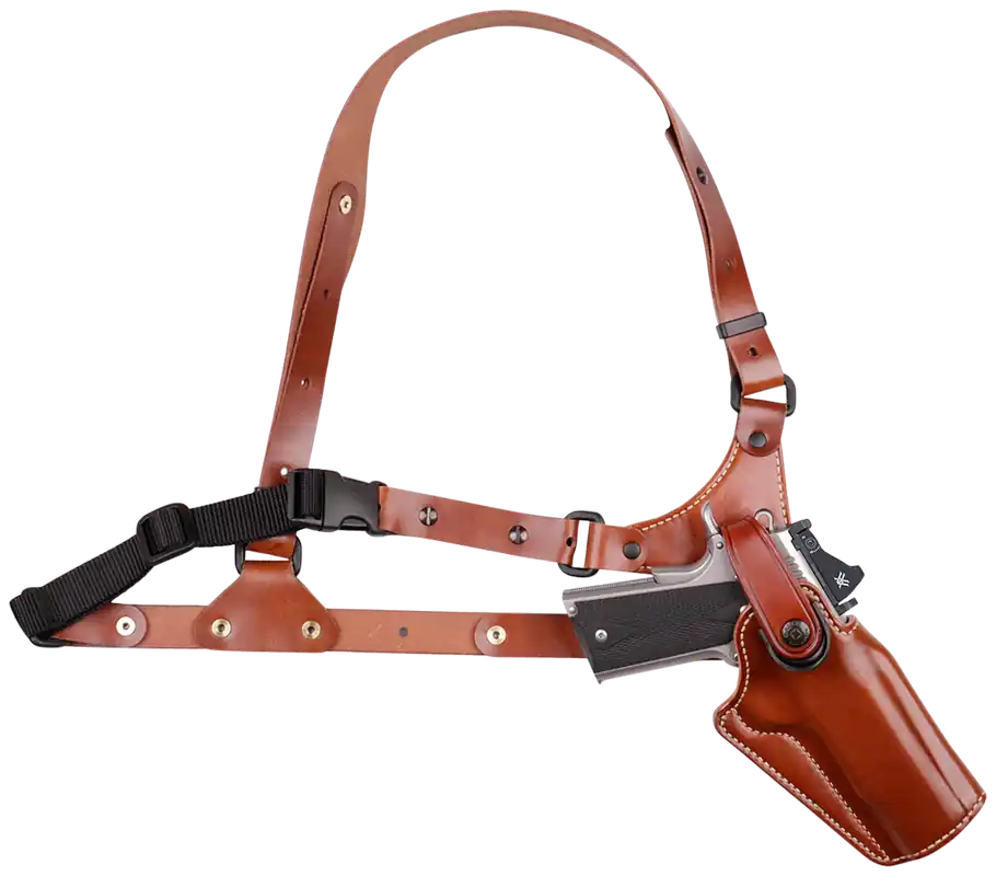 Galco GA186 Great Alaskan Leather Shoulder Holster for Ruger Alaskan & S&W N Frame, Right Hand, Tan, Fits Up to 54" Chest