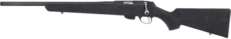 LEFT HAND TIKKA T1X 17HMR 20" THREADED BLUED/ROUGHTECH EMRLD