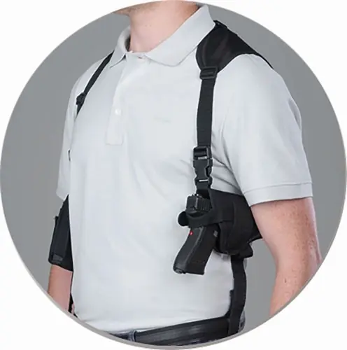 Deluxe Horizontal Shoulder Holster for 2-2.5" Barrel J-Frame Bulldog