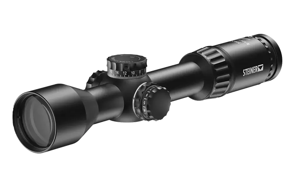 Steiner 8780 H6Xi Black 2-12x42mm Scope with Illuminated Modern Hunter Reticle