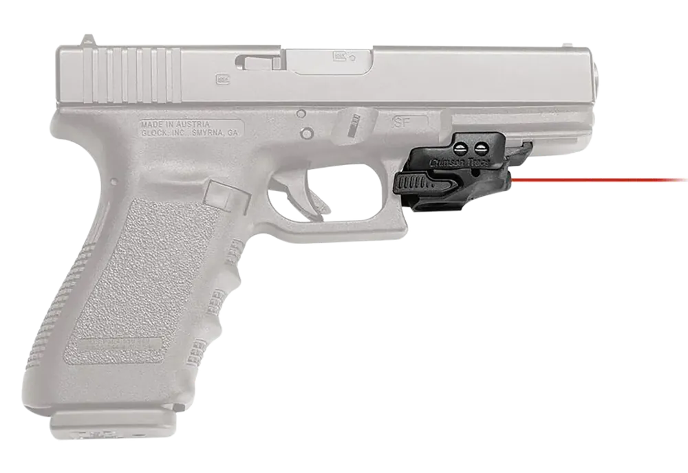 Universal Red Laser Sight for Pistol/Rifle - Crimson Trace CMR-201 Rail Master Black