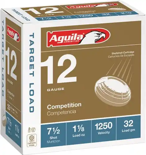 Aguila 12GA 2.75" Shotshells - 1-1/8oz #7.5, 250 Rounds Case