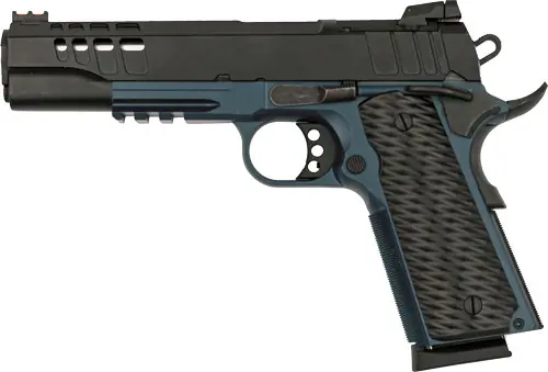 BLACK SLIDE TITANIUM FRAME 1911 PISTOL .45 ACP 5" FS