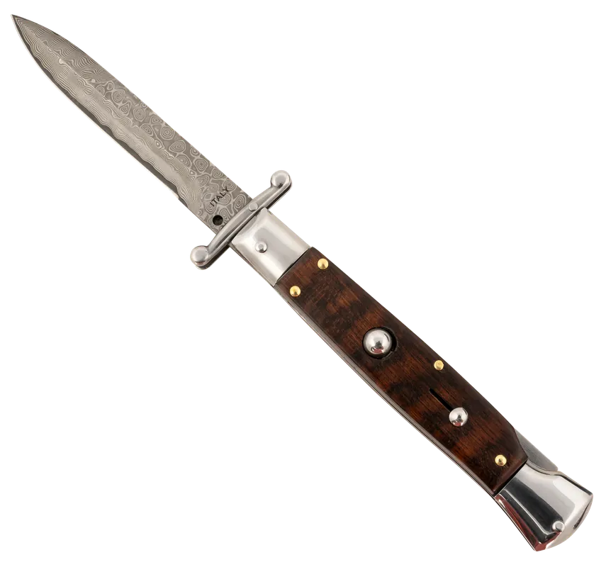 Steel River Knives Spartan Damascus Bayonet with Snakewood Handle