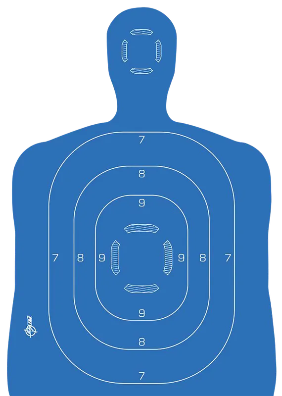 EZ-Aim 15579 Splash Reactive Silhouette Kit - 23" x 35" Self-Adhesive Target Paper