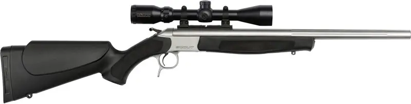 CVA Scout TD 44 Mag 22" with 3-9x40 Scope, Black Synthetic Finish