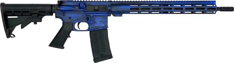 16" NIT BBL Royal Blue AR15 Battleworn .223 Wylde