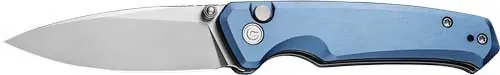 CIVIVI Altus 2.97" Blue Stonewash Button Lock Knife