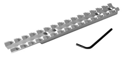 Ruger 10/22 Picatinny Rail Silver Scope Base