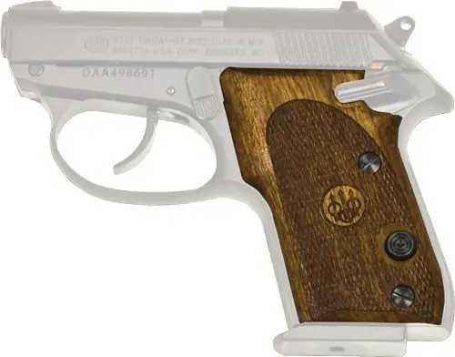 Wooden Walnut Checkered Grips for Beretta 3032 Tomcat
