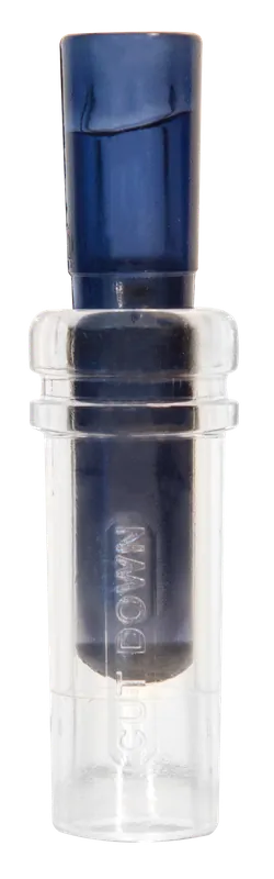 Duck Commander DCCD Cut Down 2.0 Double Reed Duck Call - Blue Polycarbonate