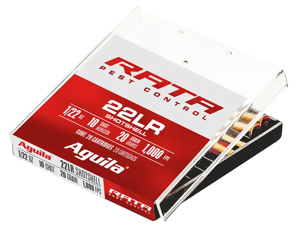 Aguila 22LR Standard Velocity Pest Control Ammo - 20gr Solid Point, 20/Box