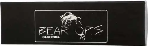 Bear Ops Bold Action Auto 4.5" Tanto Blade, Stainless Steel/Black, Push Button
