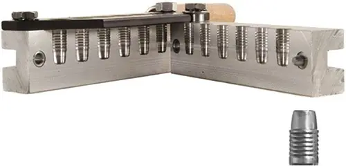 .38 Caliber 158GR Semi-Wadcutter Lee Six Cavity Mold