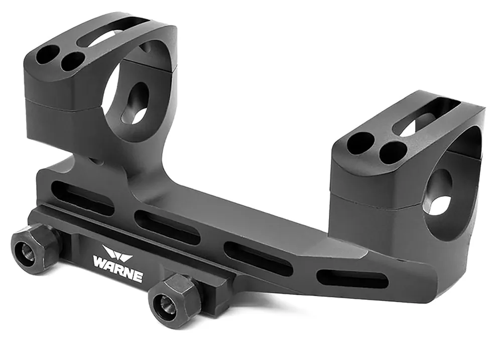 Warne X-SKEL 30mm Scope Mount/Ring Combo - Black Anodized