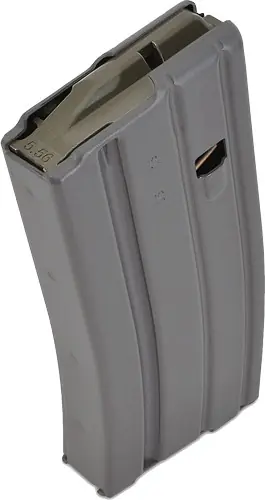 20-Round Aluminum Grey AR-15 D&H Tactical Magazine 5.56x45