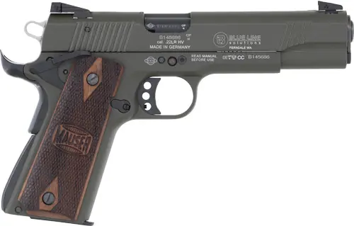 Mauser 1911 .22LR 10-Shot - ODGBL Finish Walnut Mauser Grips