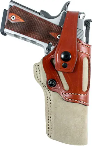 Ambidextrous 1911's 5" Natural DeSantis Wild Hog Leather Holster