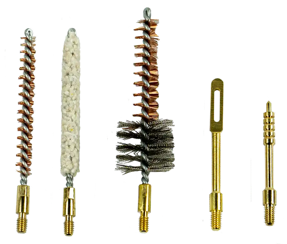 KleenBore 556-SET MSR/AR Cleaning Kit with Cotton Mop and Bronze Bore Brush