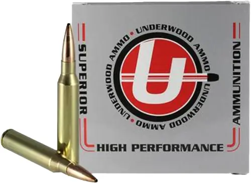 Underwood .338 Lapua Magnum 300gr HPBT, 10 Rounds per Box, 10 Boxes per Case