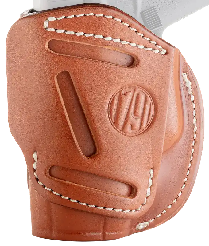 Versatile 4-Way Leather Holster for Compact Handguns - Right Handed