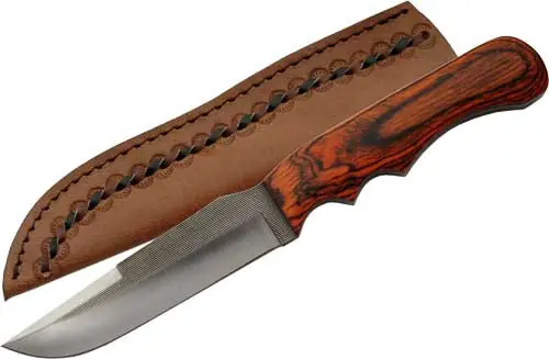 Hunter Blade Crafted from a File - SZCO Sawmill 5.5"