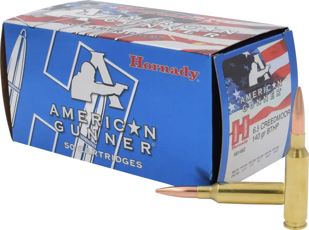 Hornady American Gunner 6.5 Creedmoor 140gr HPBT Ammo - 50 Rounds